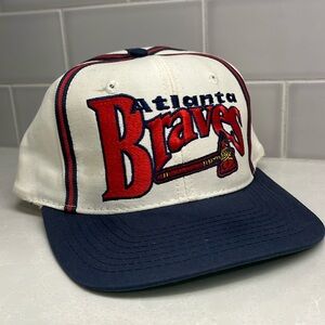 Vintage Atlanta Braves 1990s snapback hat